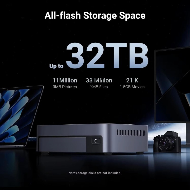 NASync DXP480T Plus 4 Bay All  - Ddr5 8Gb ulasan dan harga