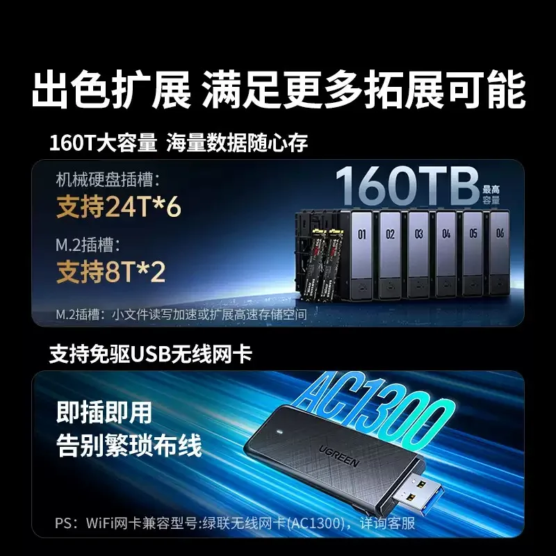 For DXP6800 Pro 6-Bay NAS | i5 - Ddr5 8Gb ulasan dan harga