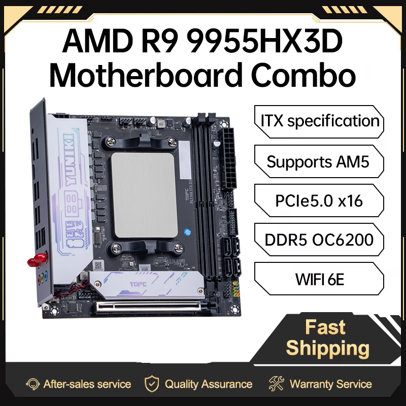 TOPC AMD Ryzen 9 9955HX3D Moth - Ddr5 64Gb ulasan dan harga