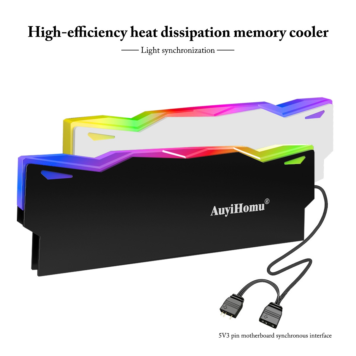 AuyiHomu RGB Heatsink, 5V 3Pin - Ddr5 Ram ulasan dan harga
