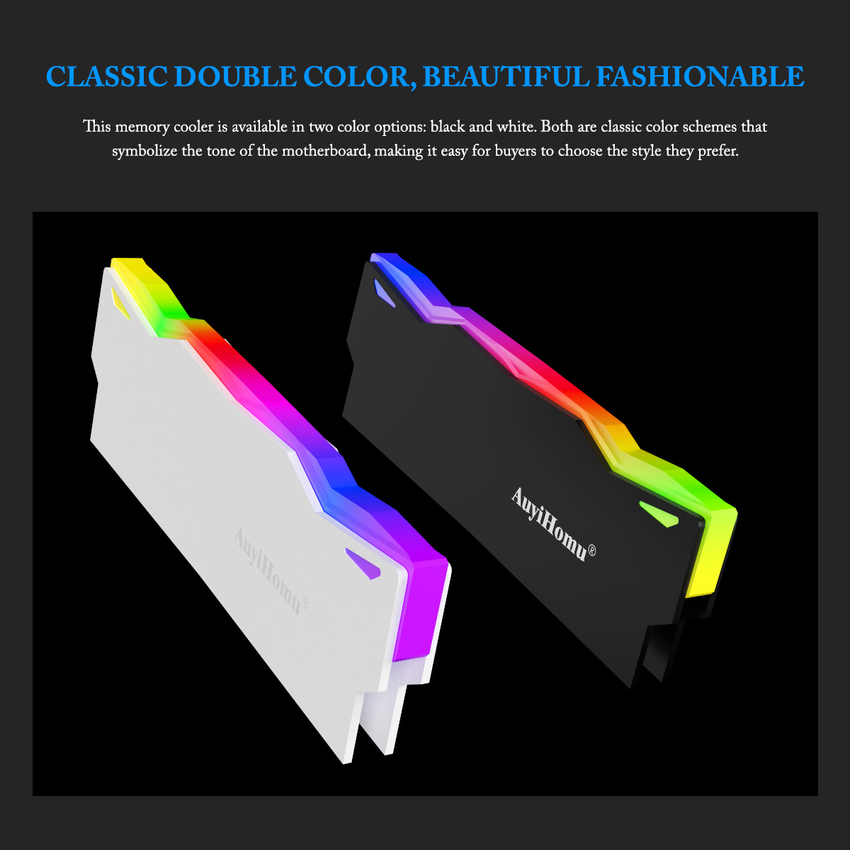 AuyiHomu RGB Heatsink, 5V 3Pin - Ddr5 Ram ulasan dan harga